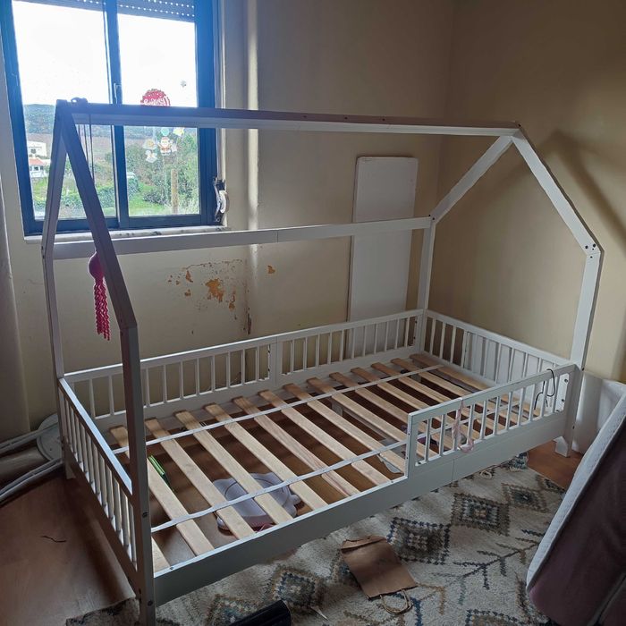 Cama Casinha Junior 190X90 Cm White Zy Baby - ZIPPY