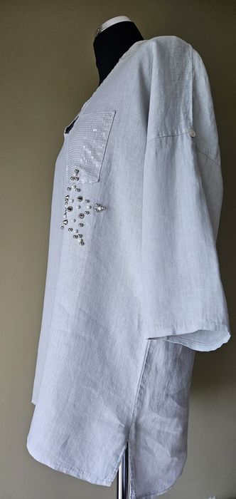 100 %  len bluzka / tunika ( made in Italy) rozmiar uniwersalny / one size