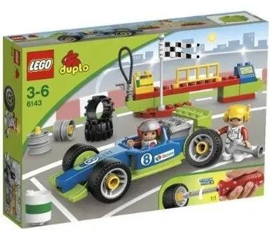 Lego DUPLO 6143 Formuła 1 drużyna wyścigowa czesci