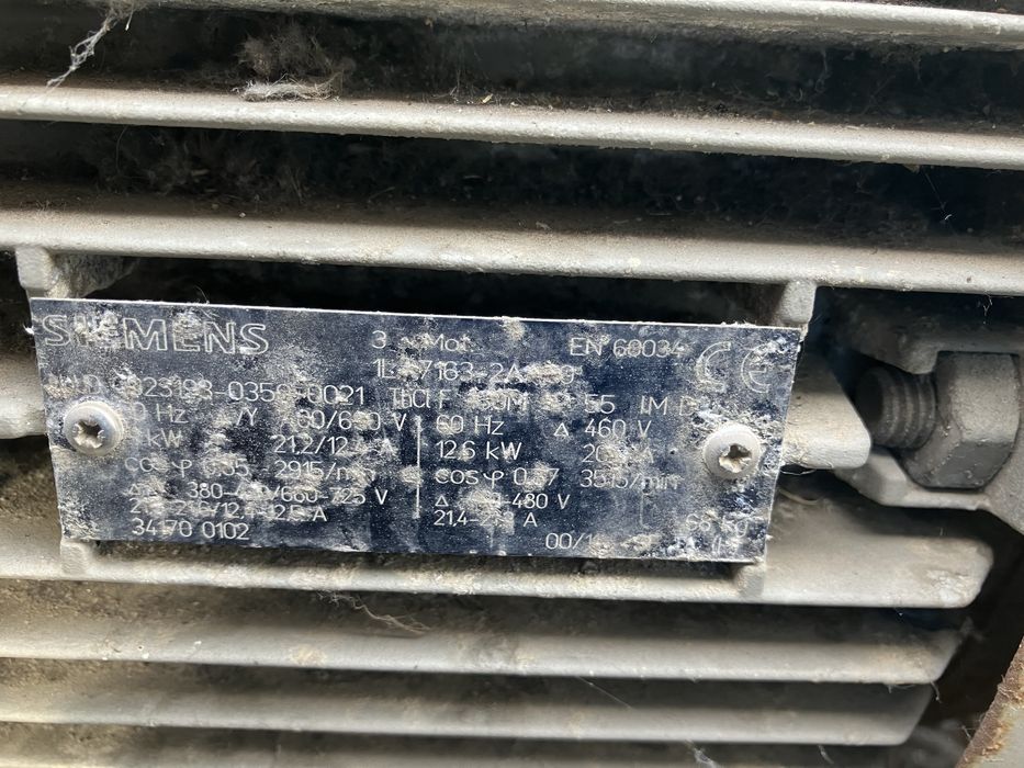 Motor de aspiração ou insuflação Kongskilde