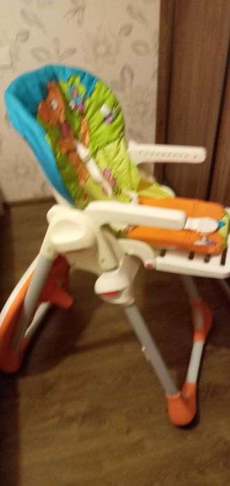 Стільчик chicco polly в доброму стані. "Лісові друзі".