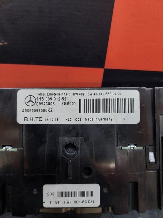 Comando chauffage / sofagem MERCEDES-BENZ Sprinter 5-t Combi (906)