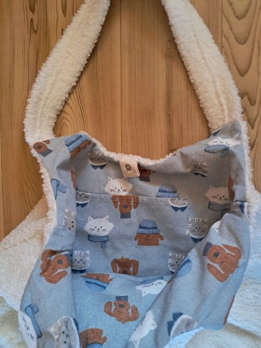 Pluszowa torba na ramię