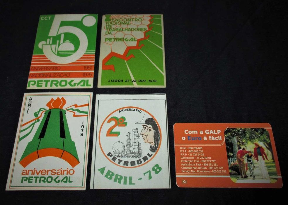 Vintage Petrogal Stickers