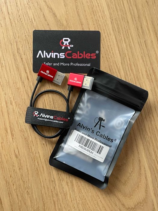 kabel Alvin's Cables - HDMI Right to right Angle 30cm (kątowy)