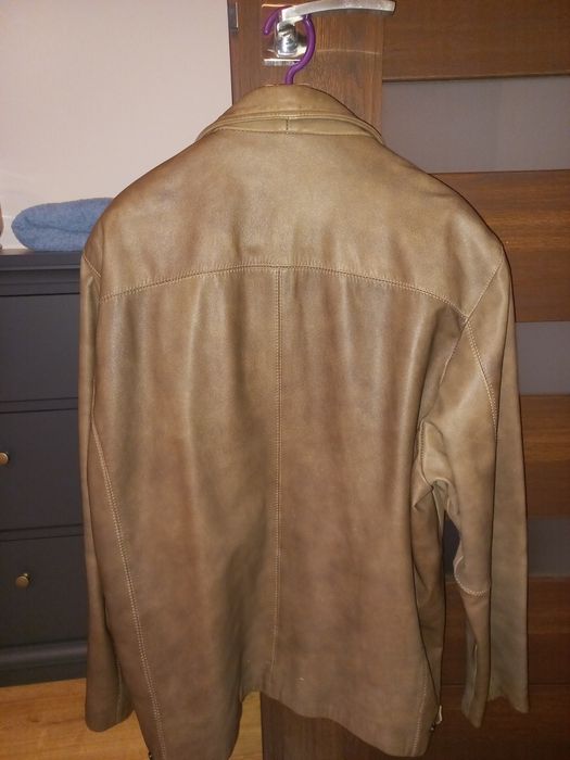 Kurtka skórzana męska