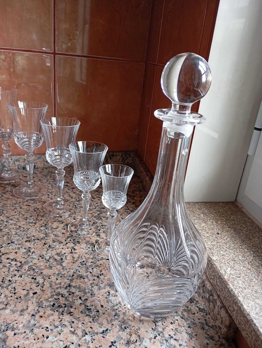 Conjunto copos de cristal