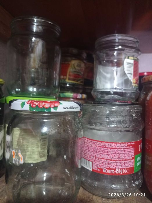 Банки   скляні різні