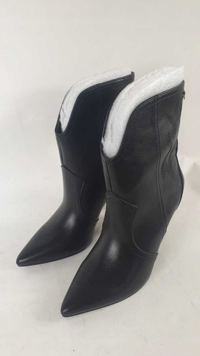 GIOSEPPO KURGAN botki kowbojki  nowe  CZARNE 38