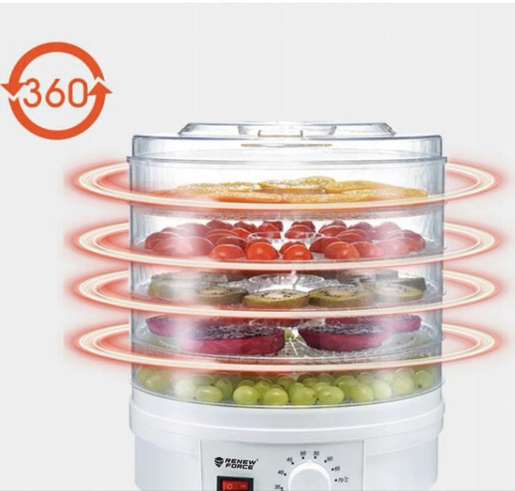 Suszarka do grzybów owoców spożywcza do żywności 5 poziomów jesień