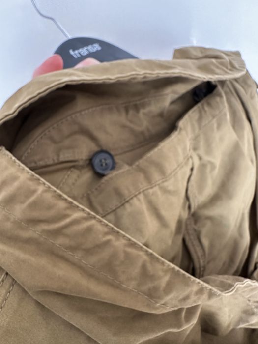 oversizowy khaki trencz