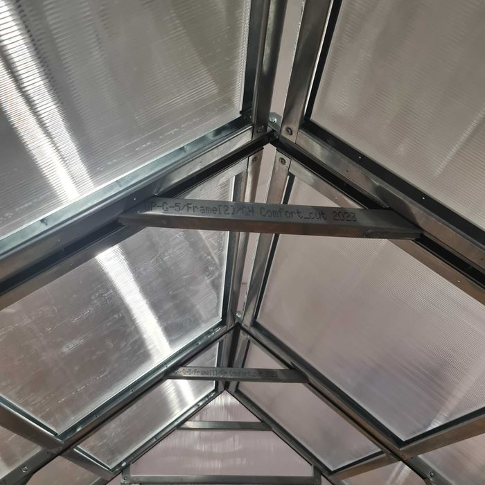 Szklarnia Domek Smart 2x3 2x5 2x7 m Poliwęglan Profile Stalowe Ocynk
