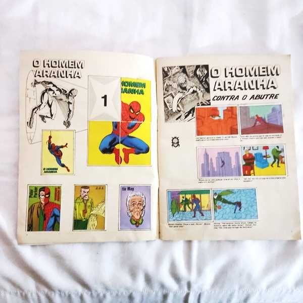 Caderneta A fabulosa Coleção de cromos O Homem Aranha