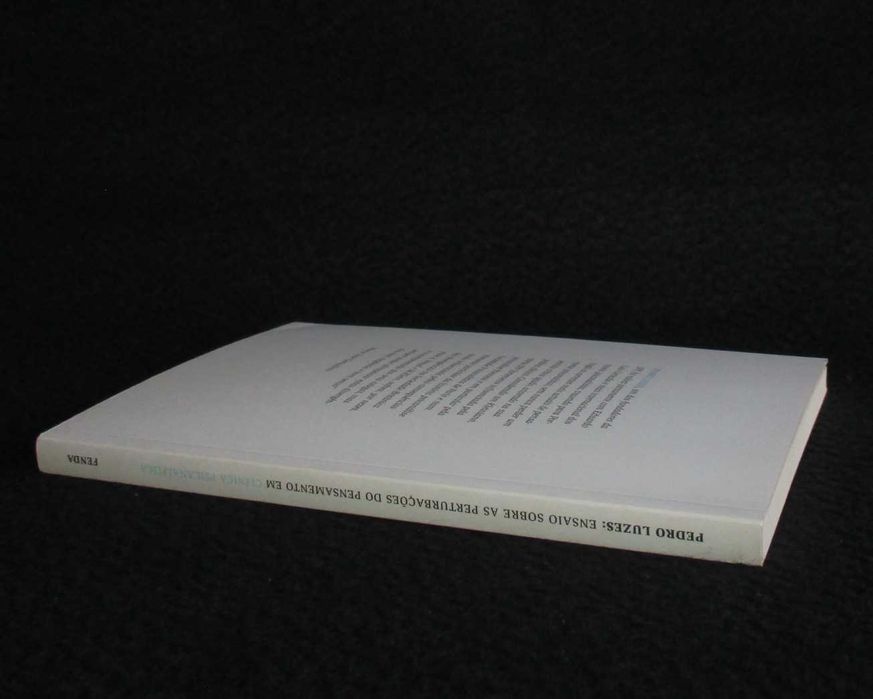 Livro Ensaio sobre as Perturbações do Pensamento Clínica Psicanalítica