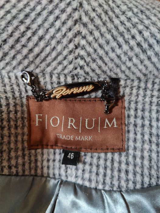 Довге шерстяне пальто Forum 46 розмір