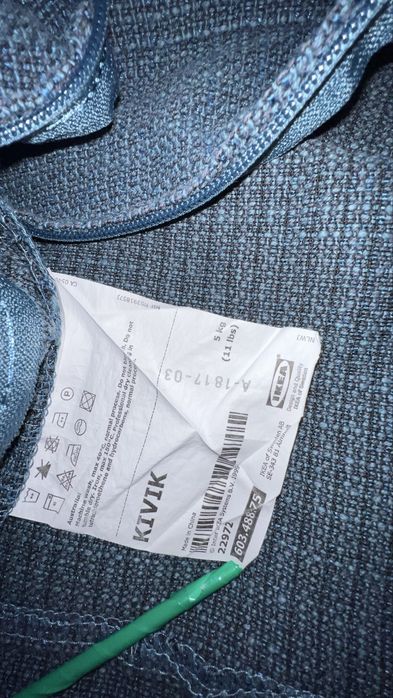 Pokrowiec IKEA KIVIK 3-osobowa sofa komplet + podłokietniki 603.488.75