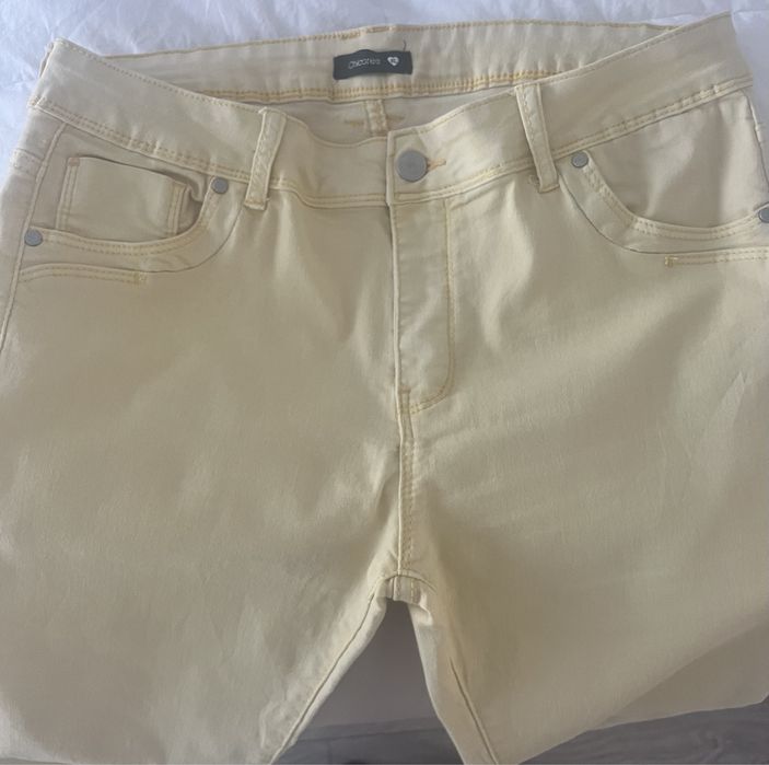 Calça Stretch meia-perna