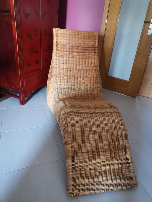 Chaise Longue de vime do Gato Preto