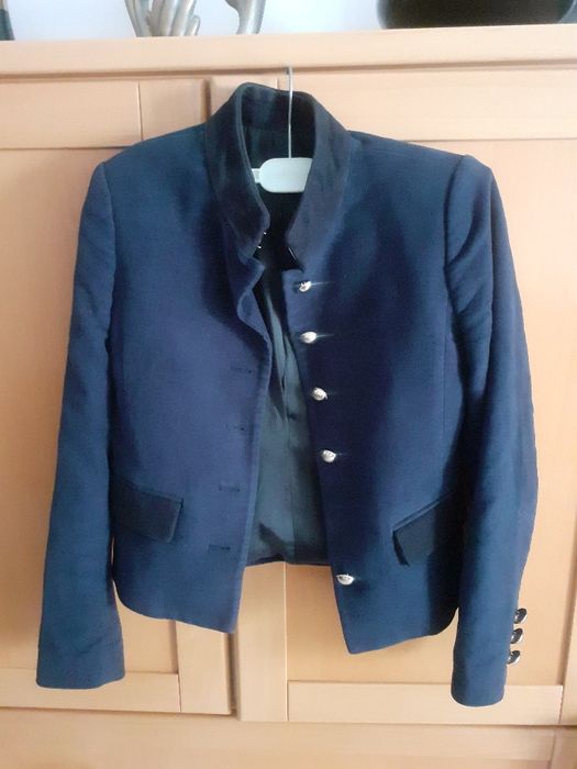 Blusão azul escuro ( Zara Woman ) C/ Novo