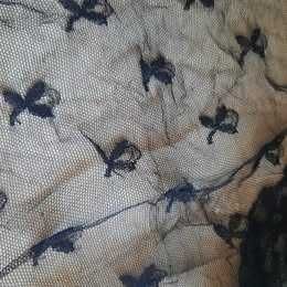 Véu preto muito antigo de ir à missa #