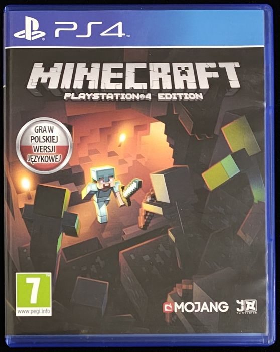 Minecraft PL PS4 Edition po polsku 3xPL +bezpł. Update do PS5 Bedrock