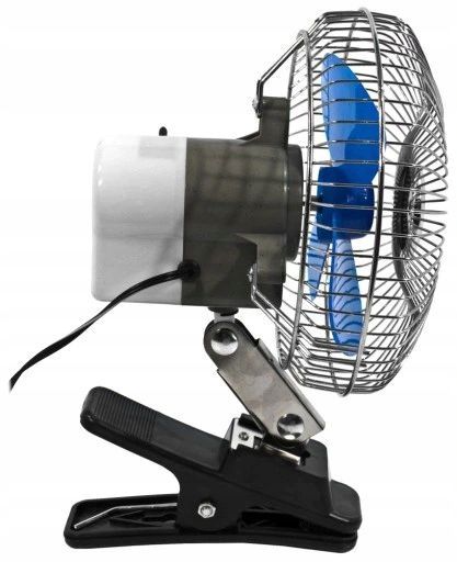 Wiatrak Wentylator Samochodowy Obrotowy 12v Klips