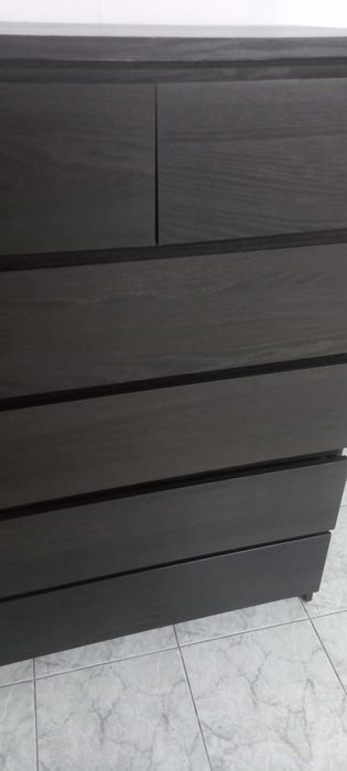 Camiseiro Malm Ikea 6 gavetas