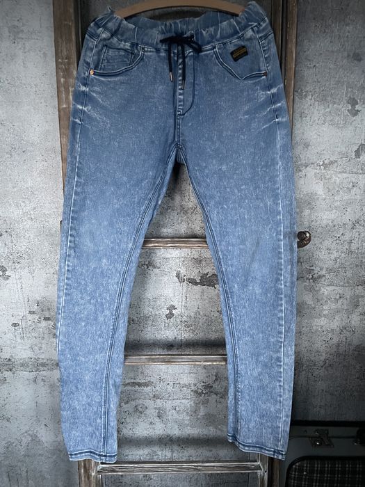 Spodnie CROPP jeansno-niebie jeansowe W 34 L 32