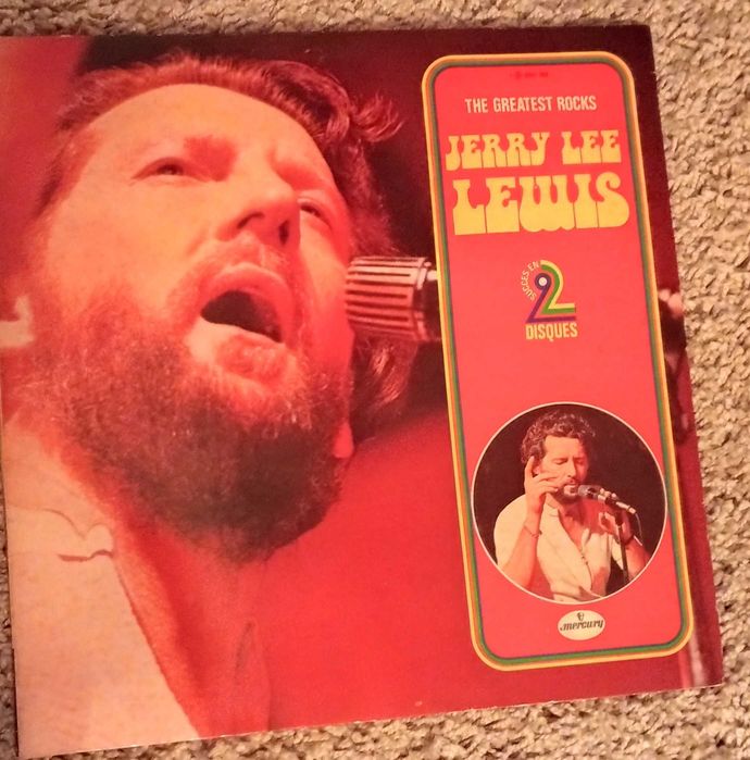 Jerry Lee Lewis Double Vinyl LP The Greatest Rocks