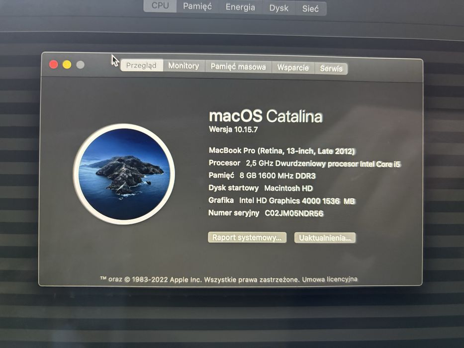MacBook Pro 13” Retina (Late 2012)