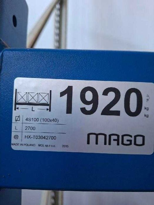 Regały magazynowe 6,5m