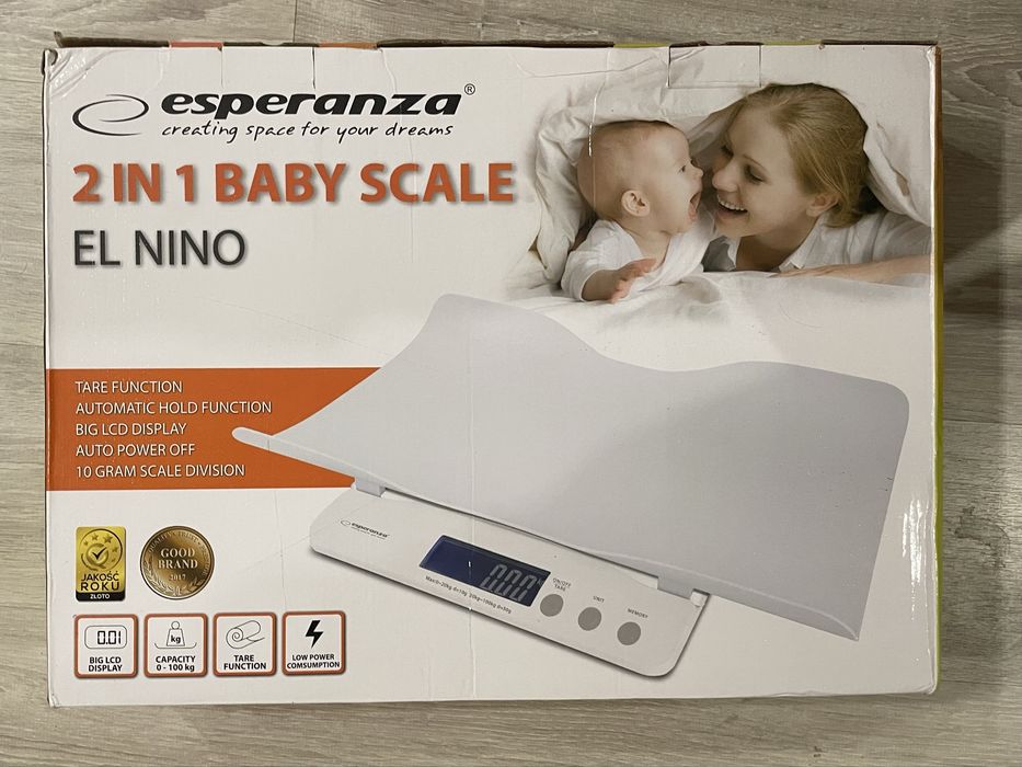 Електронні дитячі ваги Esperanza 2-в-1 El Nino (модель EBS017)