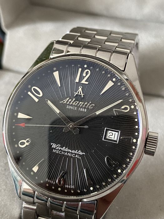 Zegarek Atlantic Worldmaster Mechanical nie Tissot Certina