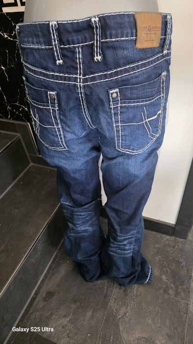 David Camp jeansy męskie pas 92 cm dł 112