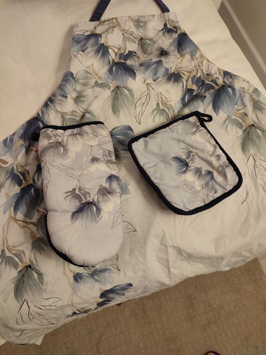 Zestaw home&you fartuch, rękawica, podkładka Flade