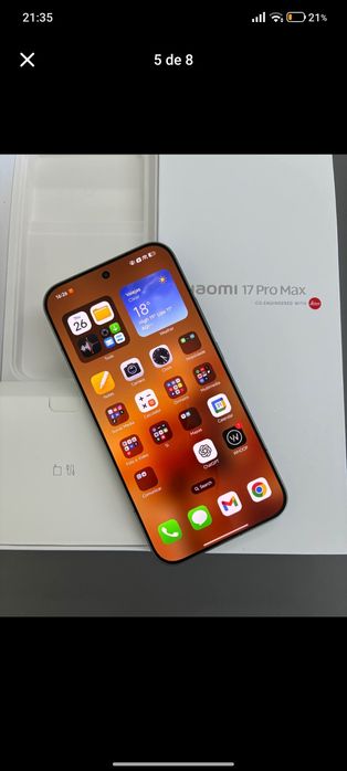 Xiaomi 17 Pro Max 1024Gb de Memória e 16+6GB de Memória RAM