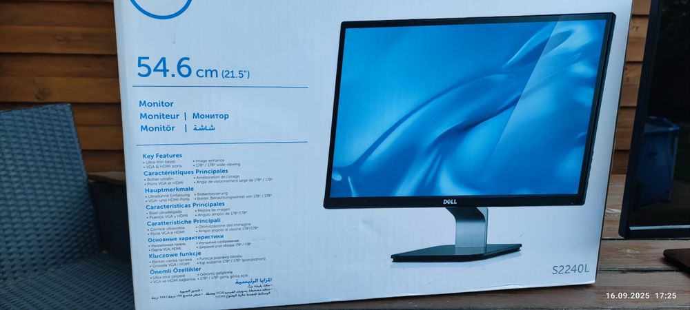 Monitor Dell s2240L 21,5 cala