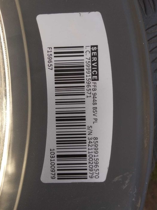 Drzwiczki do pralki Whirpool model FFB9448 8SV PL LB2006TRF 9,0 kg