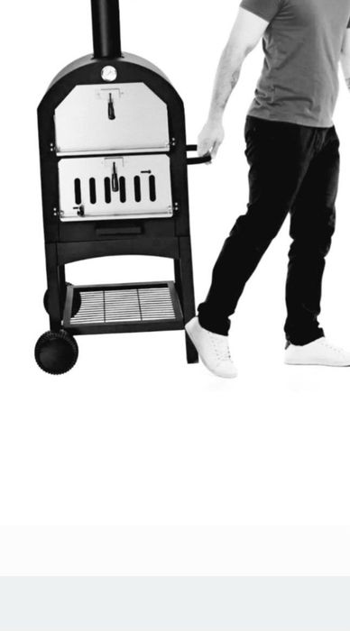 Grill Ogrodowy piec do Pizzy Grill opalany drewnem Mobilnay