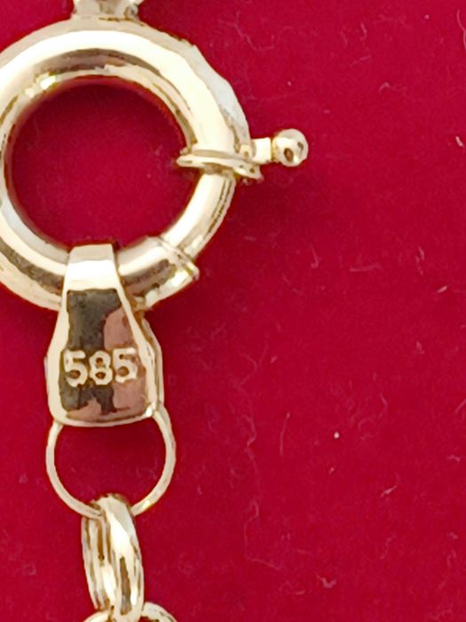 Łańcuszek złoty wzór Versace 14 karat, 585 próba