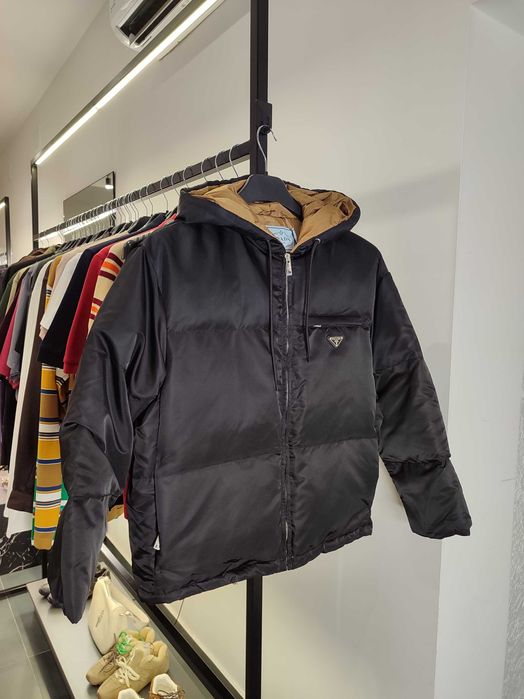 Пуховик Prada Re-Nylon Down Jacket Black