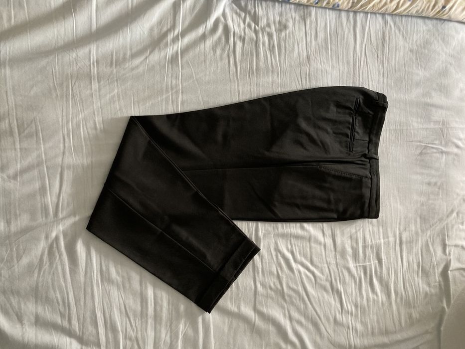 Calças de fato Hugo Boss pretas tamanho 48