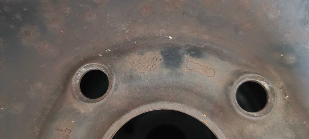 Oryginalne Felgi Stalowe Audi 80 B4 15" 4 sztuki Komplet