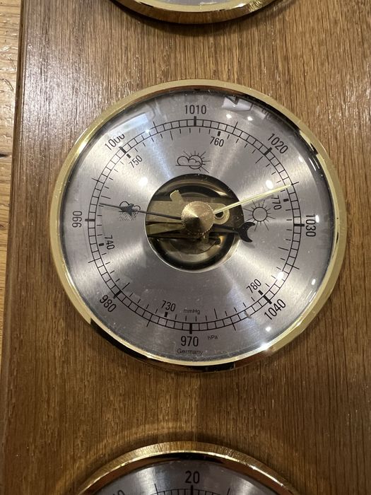 Estação meteorológica parede madeira - NOVO