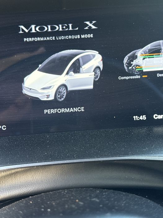 Tesla mode x  ludicrous 815