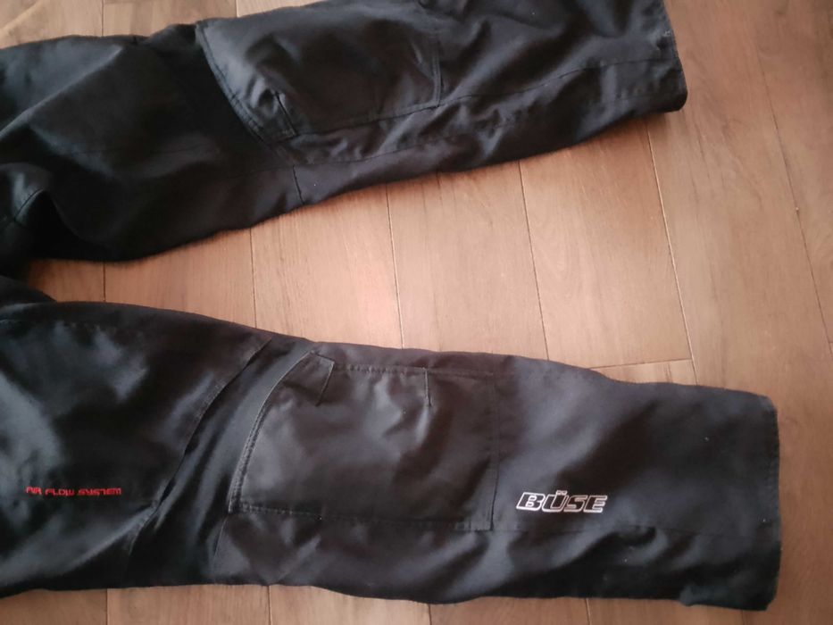 Męskie  spodnie buse róż.3xl- 58 pas106motocykl motor