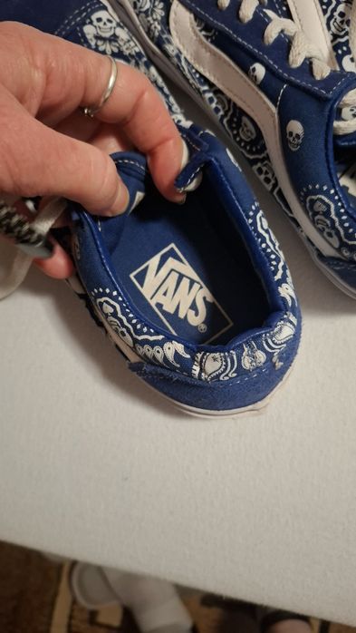 Buty damskie trampki Vans oryginalne 36.5 niebieskie