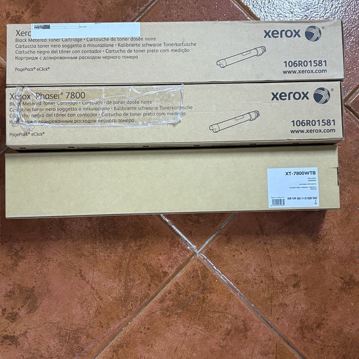 2x Black Toner for Xerox 7800 Original