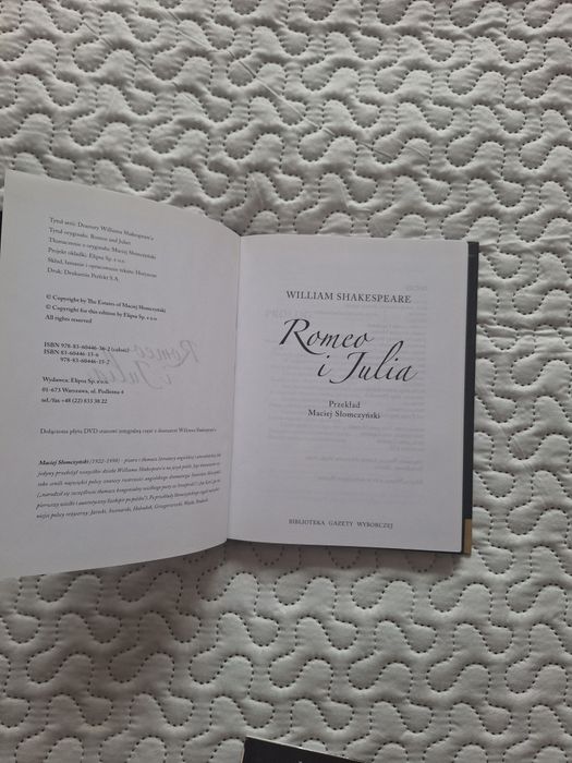 Książka + Dvd Romeo i Julia dramat Williama Shakespeare'a