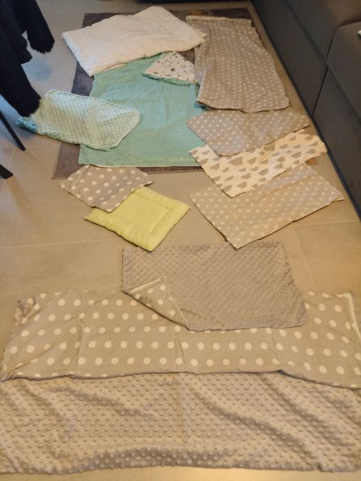 Pościel do łóżeczka minky